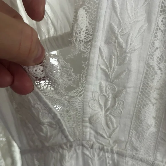 LoveShackFancy Elegant White Backless Dress - Picture 16 of 16